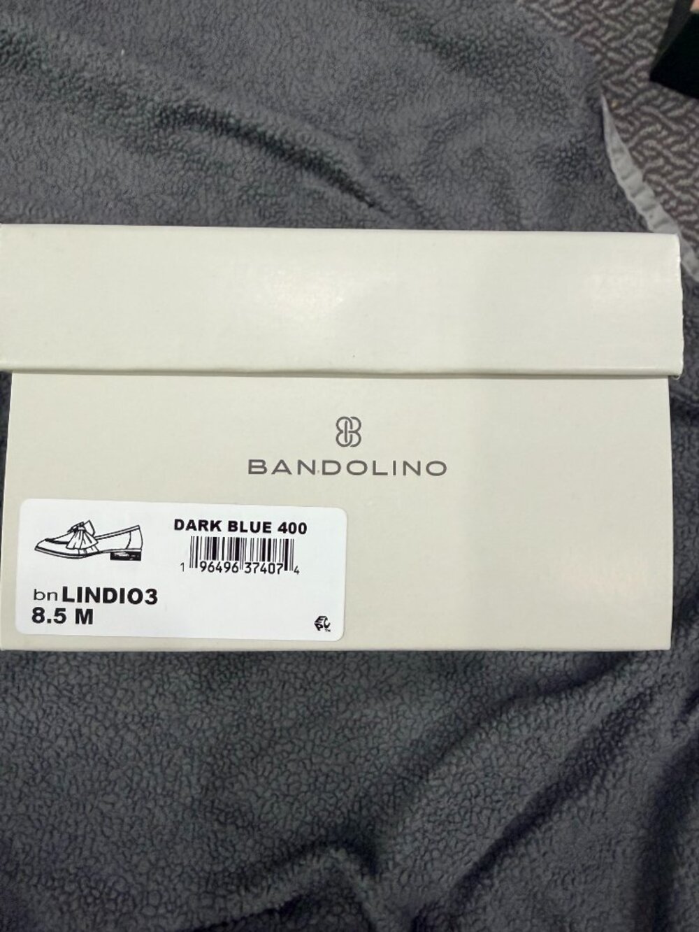 Bandolino Lindio3 Dark Blue Patent Leather Loafer 8.5M
